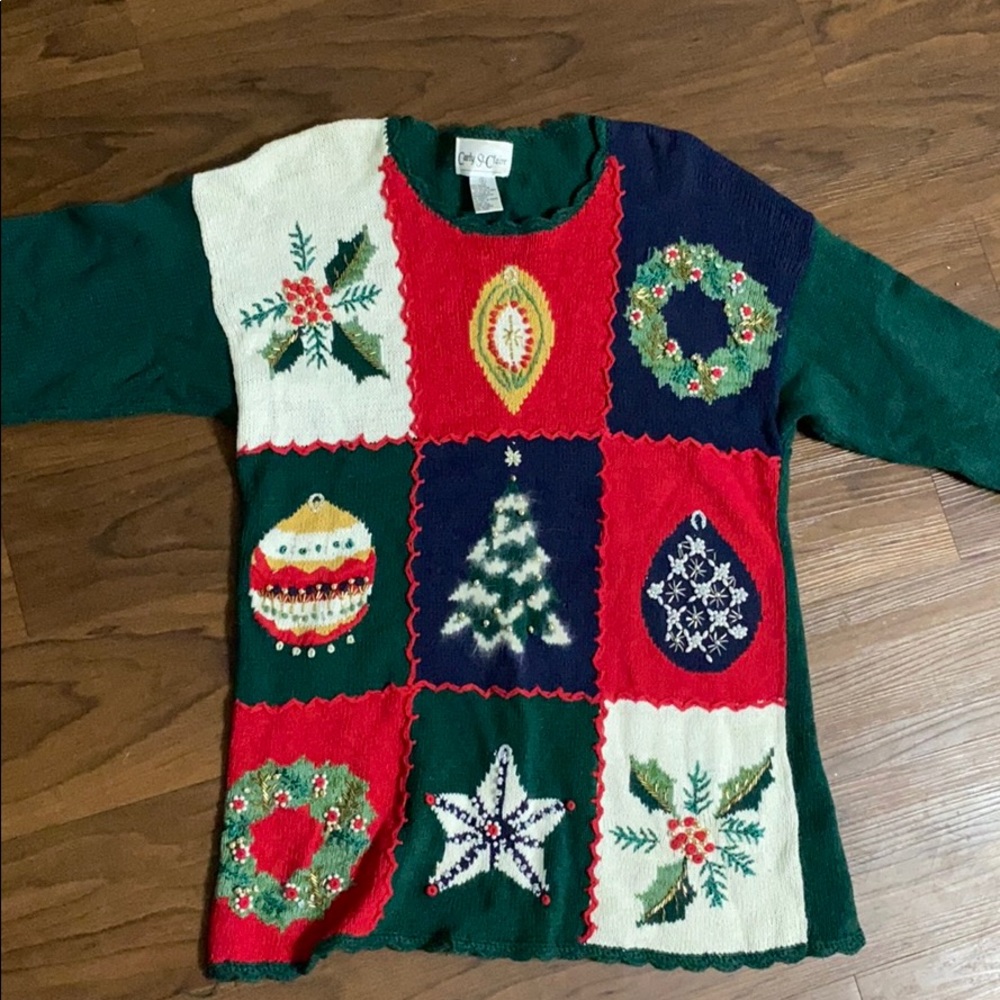 Christmas long sleeve sweater